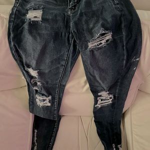 American Eagle rip jeans